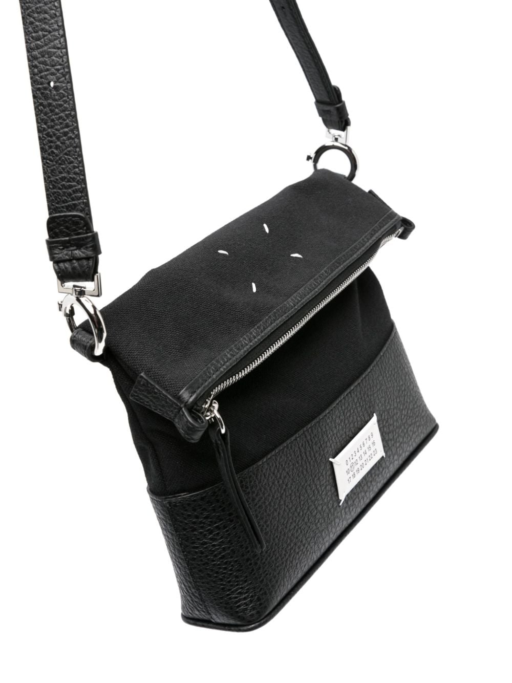 Shop Maison Margiela 5ac Crossbody Bag In Black