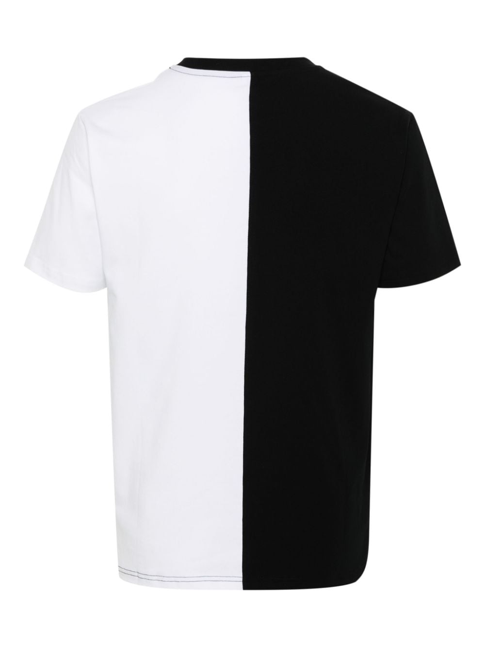 Moschino T-shirt met colourblocking Zwart