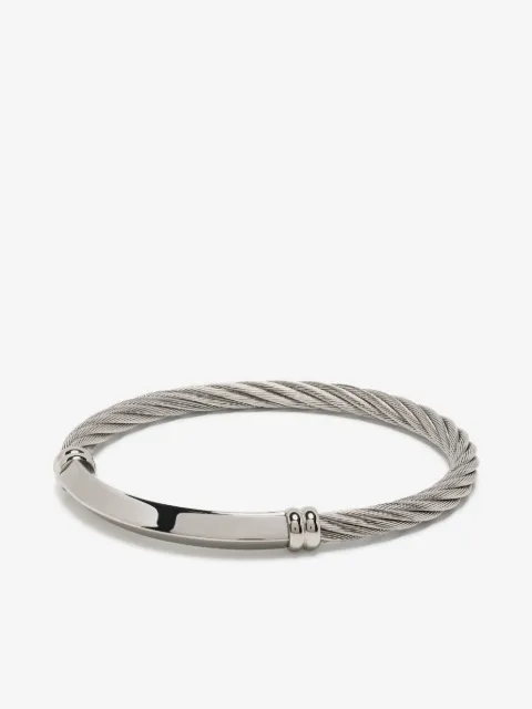 Charriol Better Half logo-engraved bracelet 