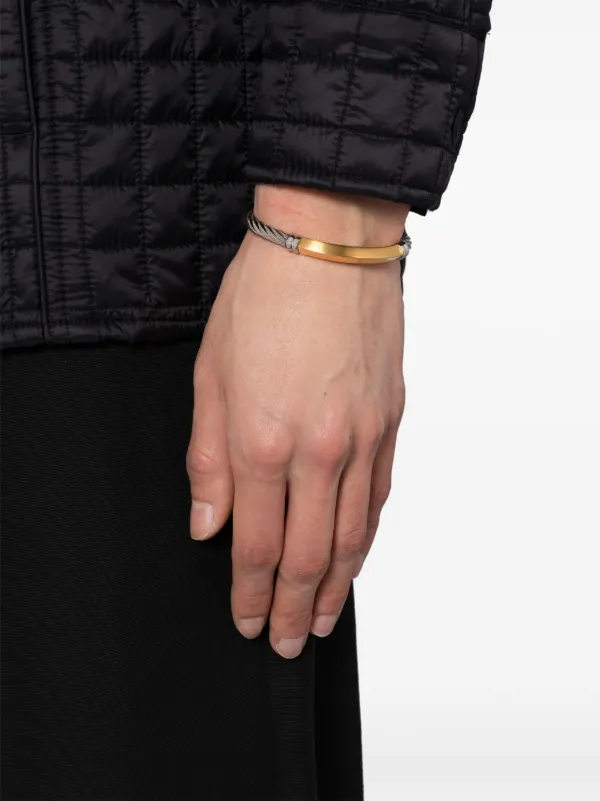 Charriol Better Half logo-engraved Bracelet Silver FARFETCH IN