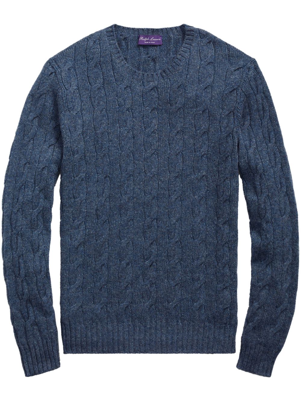 Ralph Lauren Purple Label cashmere cable-knit jumper - Blue