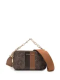 Michael Kors Jet Set leather crossbody bag - Brown