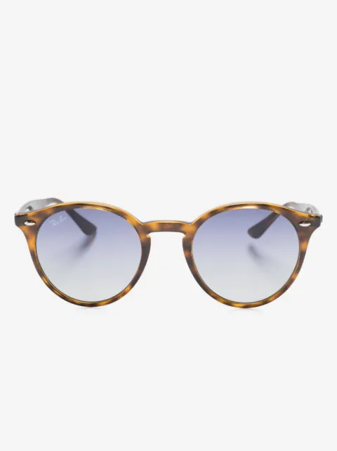 Ray-Ban lunettes de soleil rondes à effet écailles de tortue