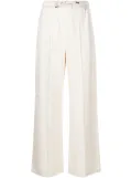 BOSS technical-jersey wide-leg trousers - Neutrals