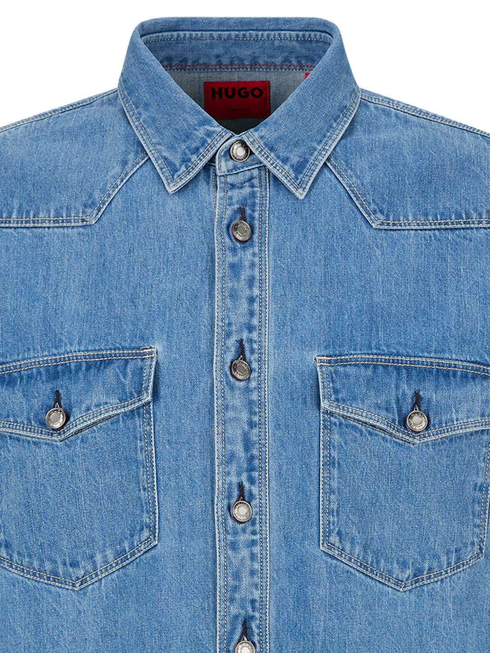 HUGO Camisa jeans com abotoamento | Image 2