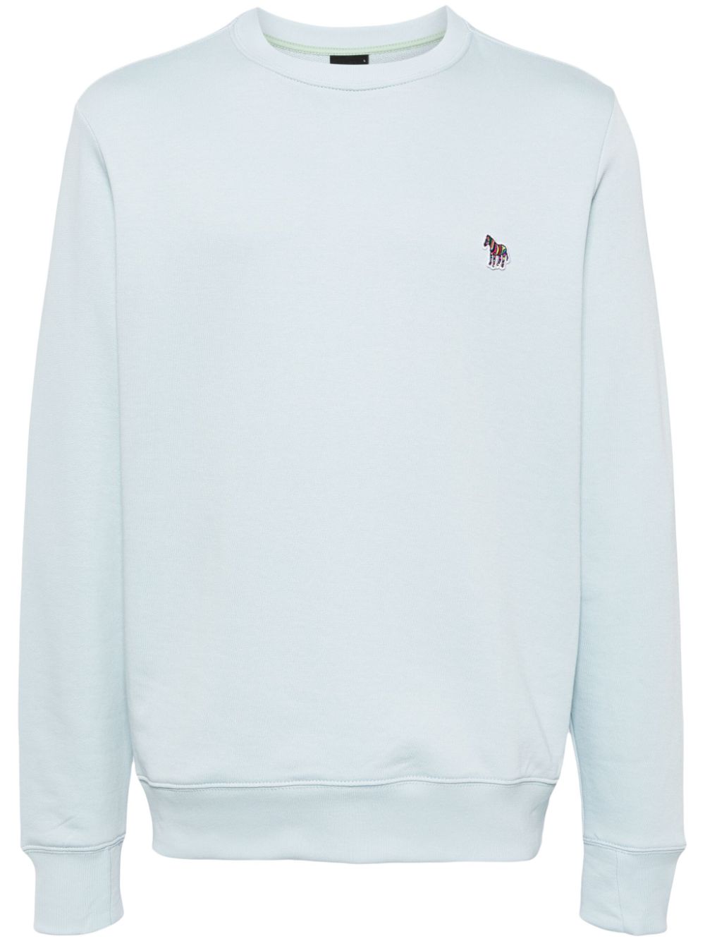 Ps By Paul Smith Logo-embroidered Sweatshirt In Blue