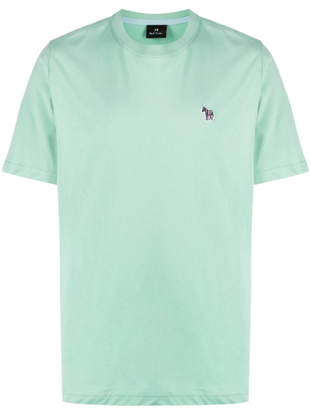 Ps By Paul Smith Logo-embroidered Cotton T-shirt In Green
