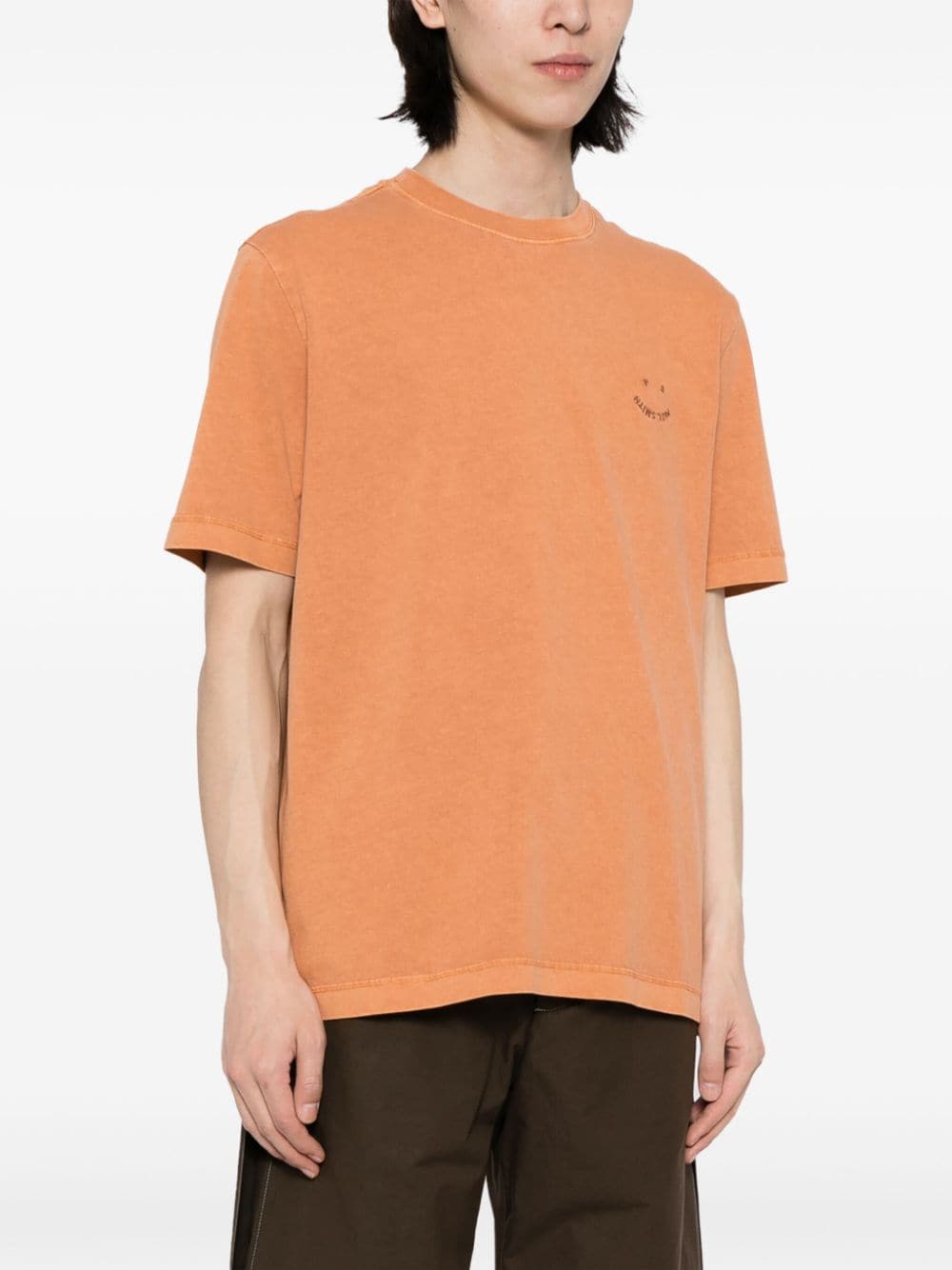 PS Paul Smith T-shirt met geborduurd logo Oranje