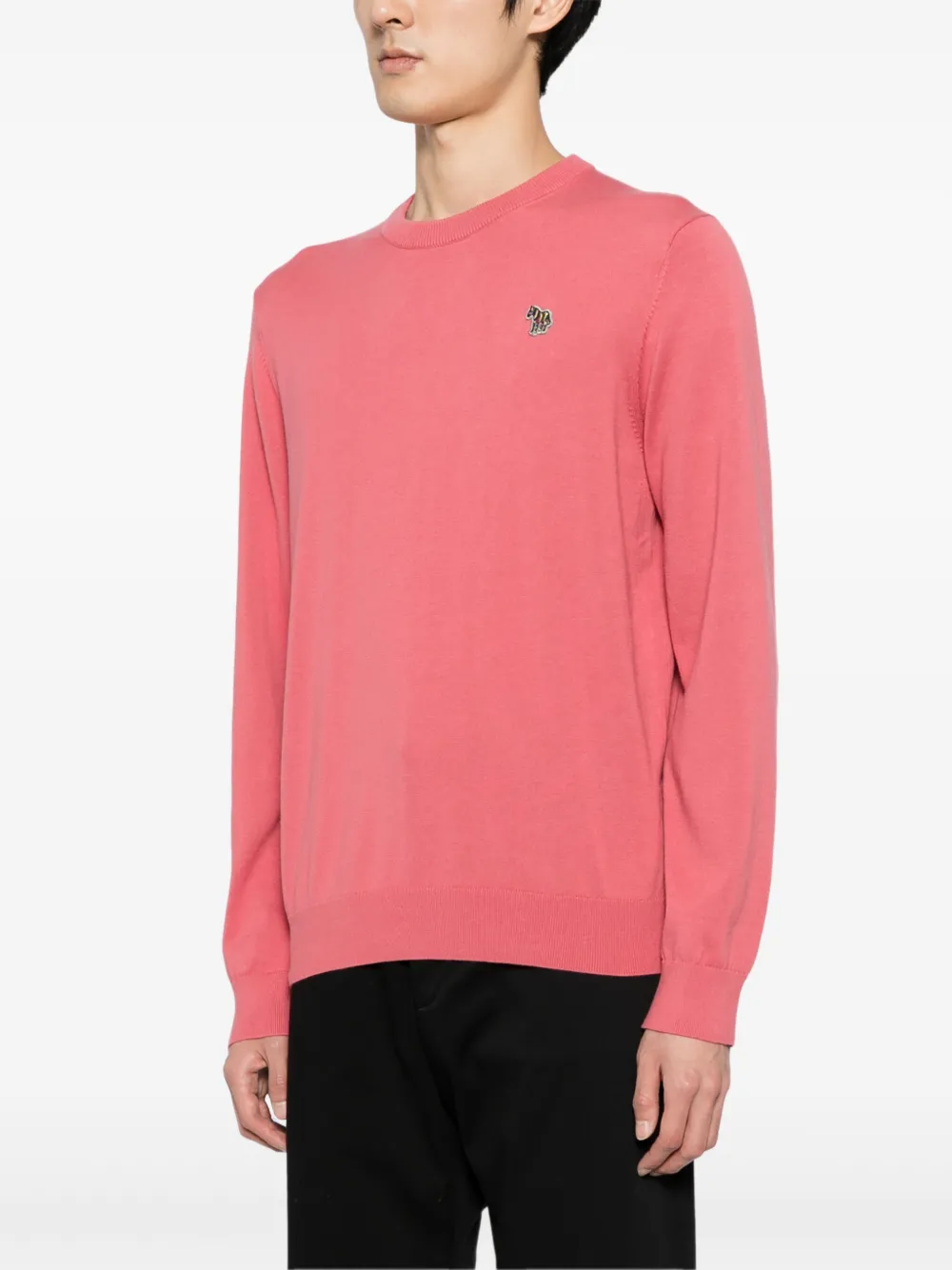 PS Paul Smith Katoenen sweater met geborduurd logo Roze