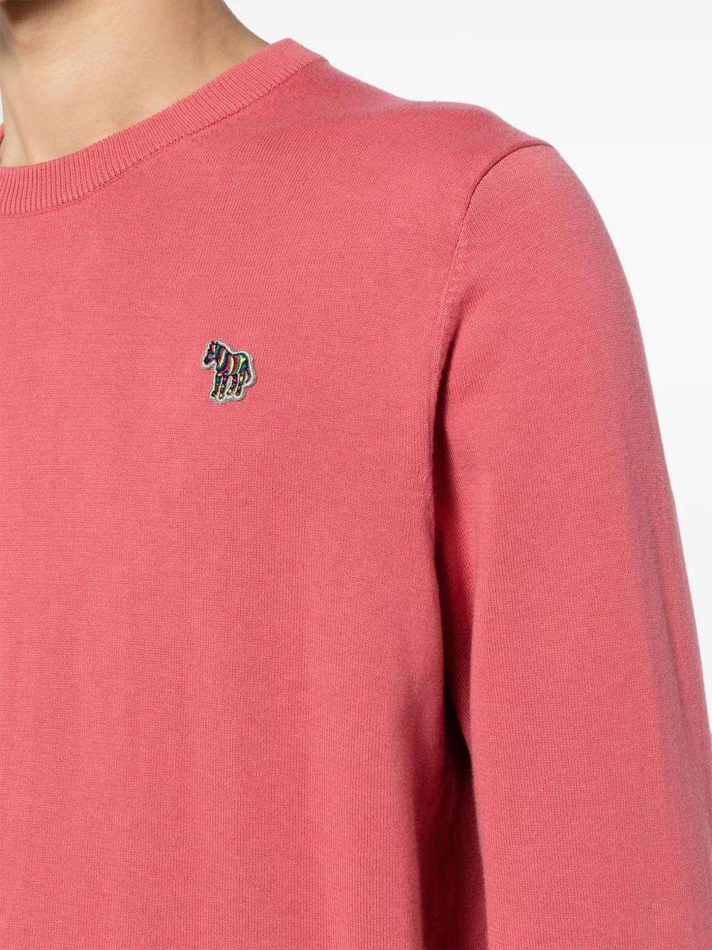 PS Paul Smith Katoenen sweater met geborduurd logo Roze