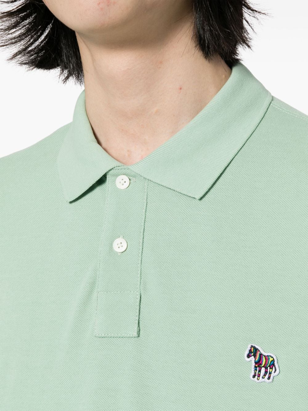 PS Paul Smith Poloshirt met geborduurd logo Groen