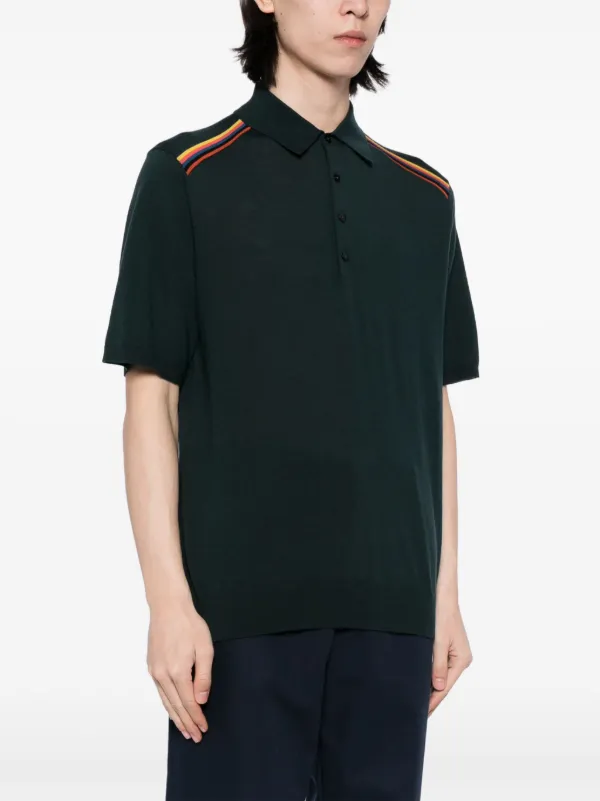 paul smith artist stripe polo