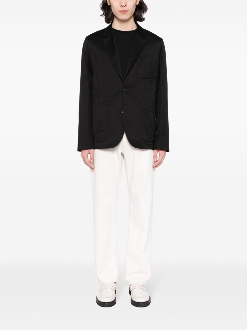 Shop Ps By Paul Smith Single-breasted Blazer In Black