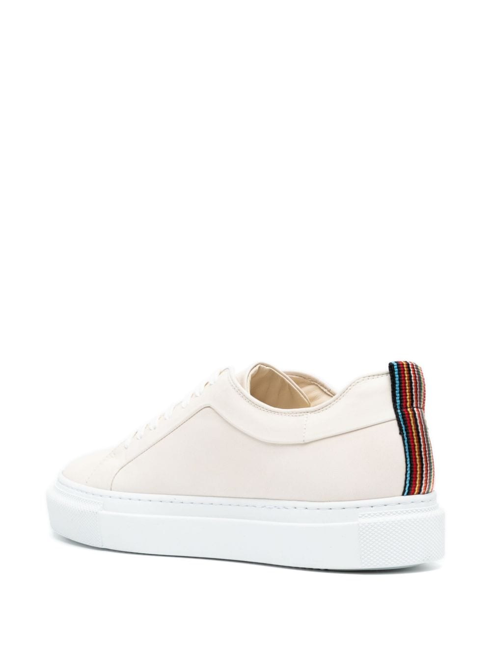 Shop Paul Smith Malbus Leather Sneakers In White