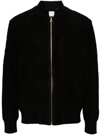 Paul Smith ブラック レザーボンバージャケット Paul Smith ブラック レザーボンバージャケット
