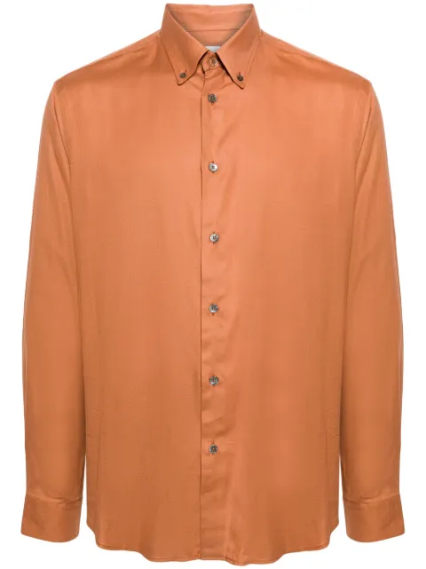 Paul Smith cotton poplin buttoned shirt