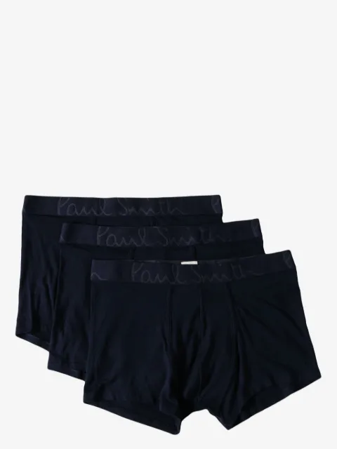 Paul Smith set de tres bóxeres con logo