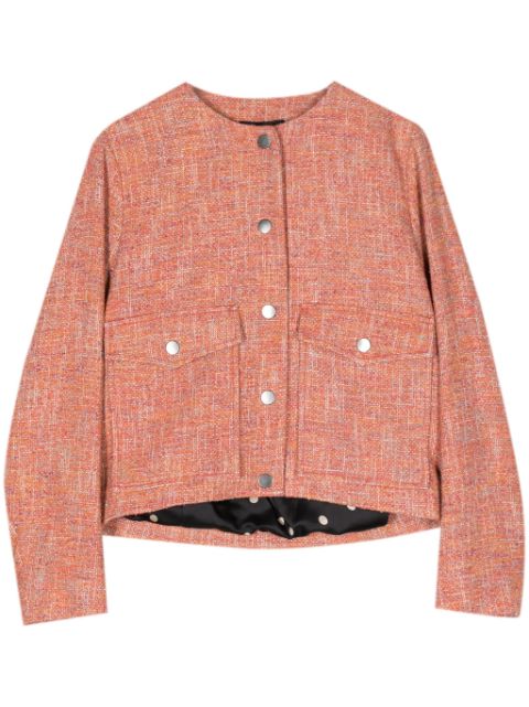 Paul Smith round-collar tweed jacket 