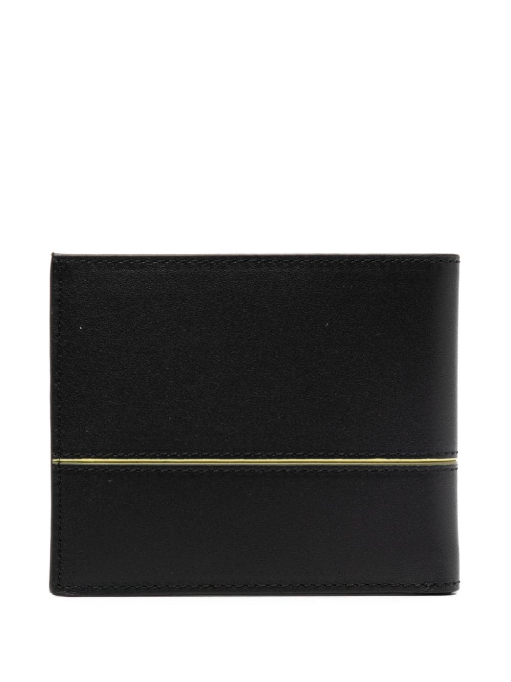 Shop Paul Smith Logo-stamp Leather Wallet In Black