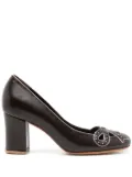 Sarah Chofakian Audrey 55mm leather pumps - Brown