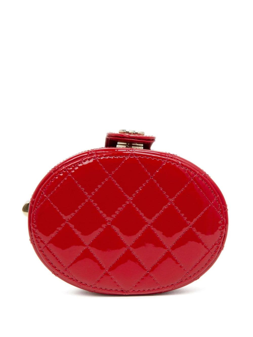 Pre-owned Chanel Mini Jewellery-box Crossbody Bag In Red