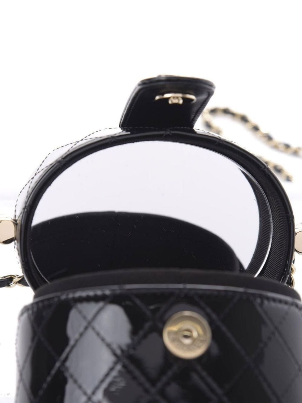 Pre-owned Chanel Mini Jewellery-box Crossbody Bag In Black