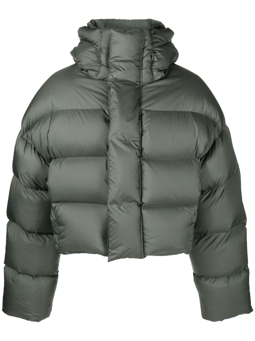 Shop Entire Studios Mml Quilted Puffer Jacket In Green