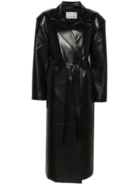 The Frankie Shop Tina double-breasted trench coat