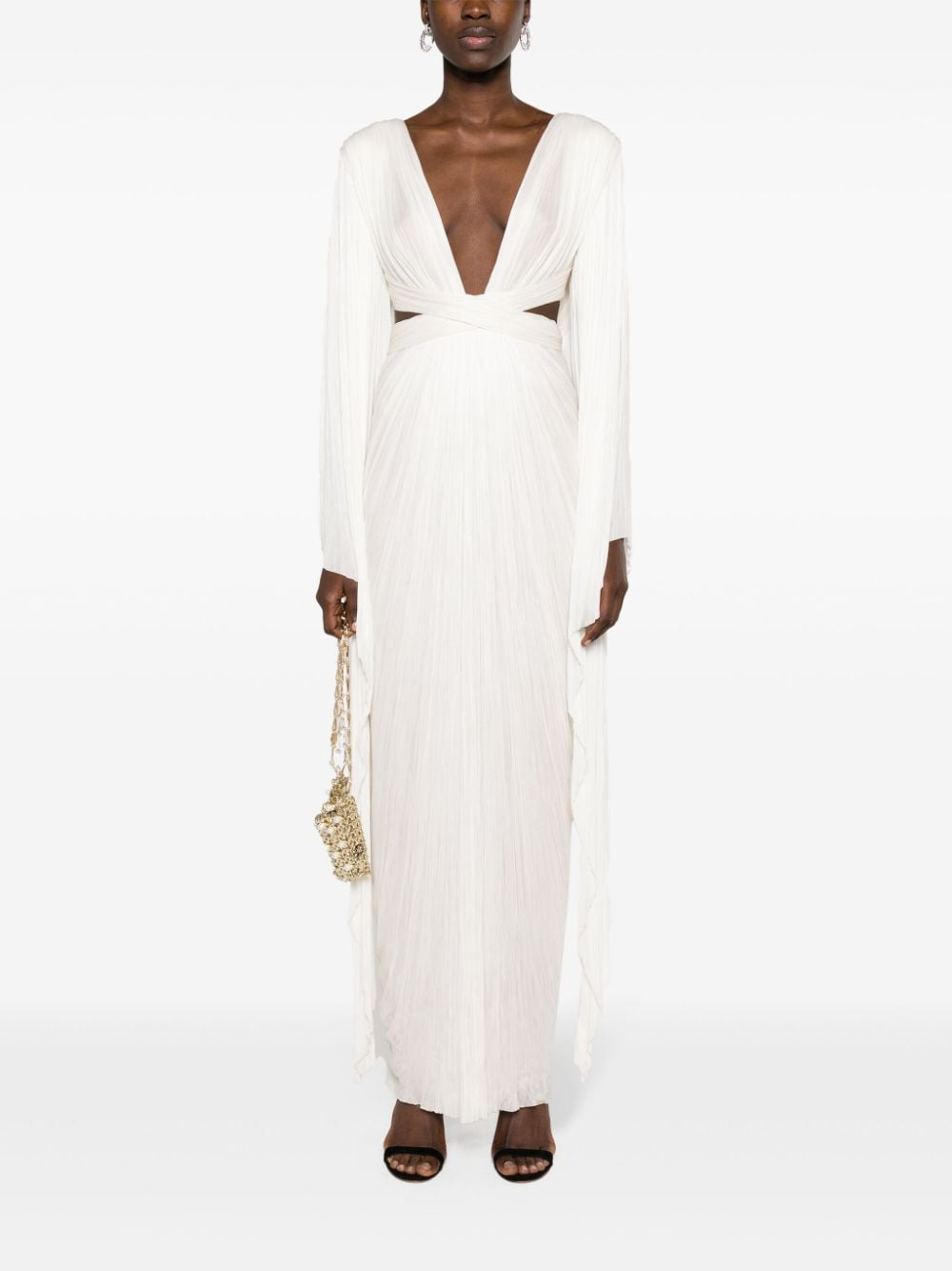 Image 2 of Maria Lucia Hohan Vera draped pleated gown