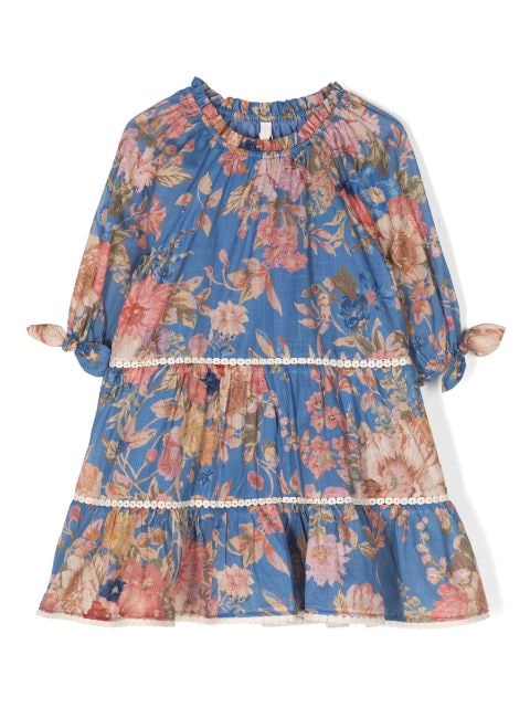 ZIMMERMANN Kids vestido corto August