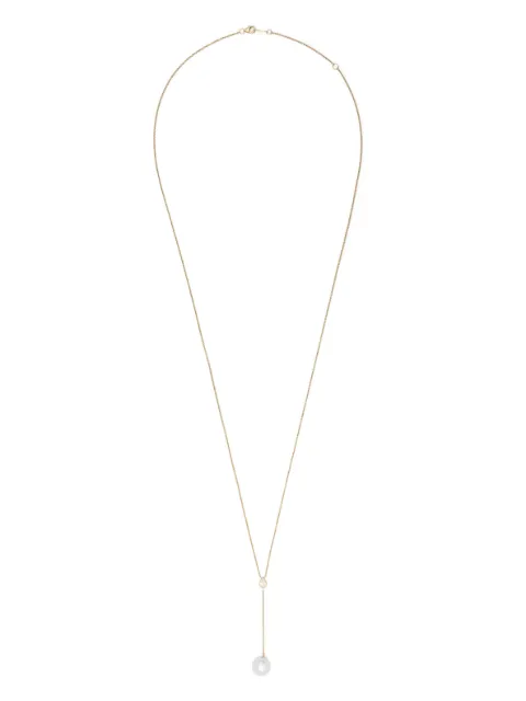 Mizuki 14kt yellow gold Sea Of Beauty pearl and diamond long necklace