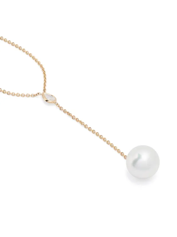 MIZUKI♡ 14K Yellow Gold Sea of Beauty Pearl Necklace Mizuki 14kt Yellow Gold Sea Of Beauty Pearl And Diamond