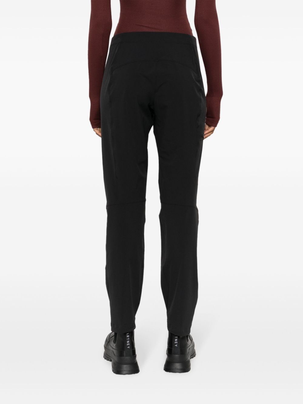 Shop Arc'teryx Gamma Mid-rise Skinny Trousers In Black