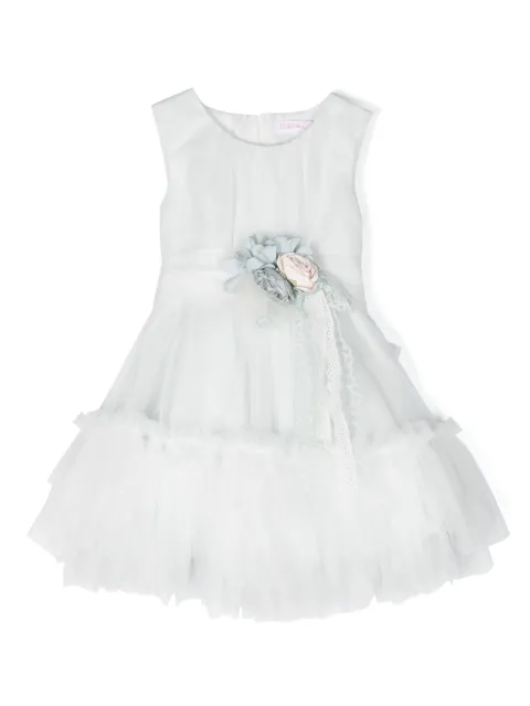 Mimilù Vestido com aplicação floral