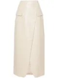 The Frankie Shop Nan A-line maxi skirt - Neutrals