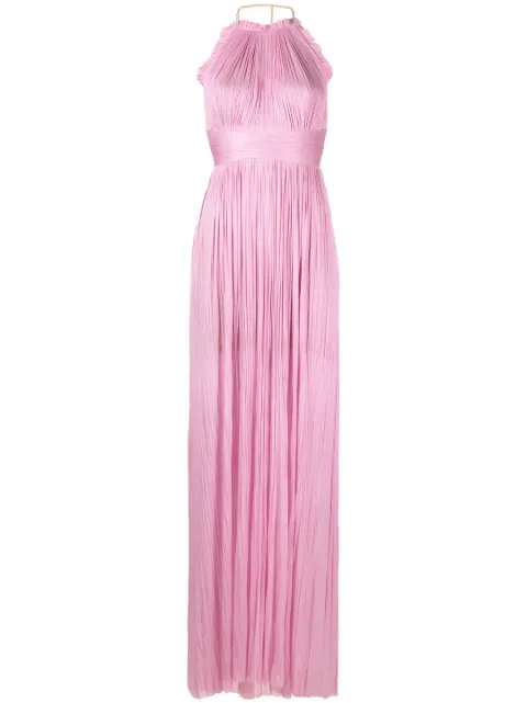 Maria Lucia Hohan Summer pleated silk gown