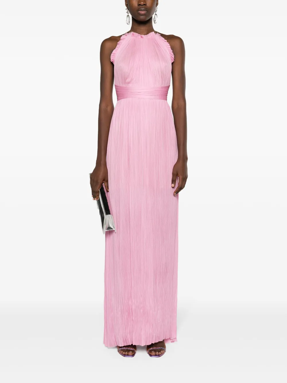 Maria Lucia Hohan Summer geplooide jurk - Roze