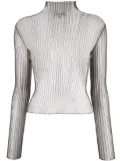 AISLING CAMPS Modern Mist sheer T-shirt - Grey