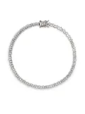 Suzanne Kalan 18kt white gold mini princess-cut tennis bracelet - Silver