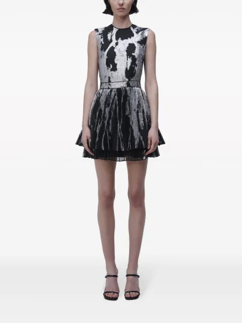 Simkhai Selkie round-neck minidress 6231028OBLACK - 1