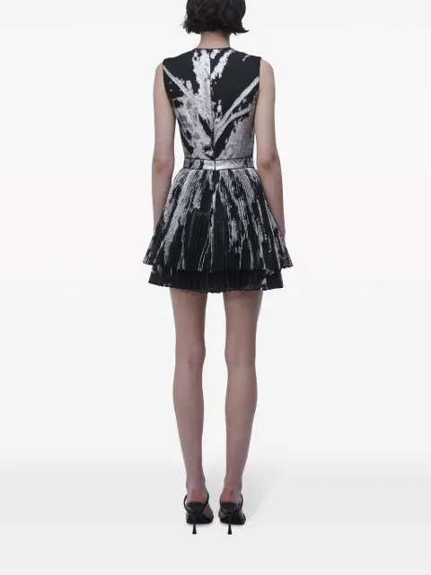 Simkhai Selkie round-neck minidress 6231028OBLACK - 3