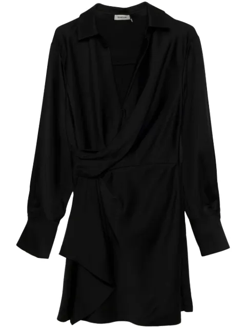Simkhai Talit satin-finish shirtdress