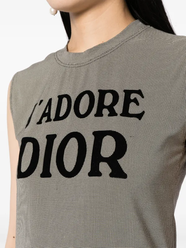 Dior oblique hotsell tank top