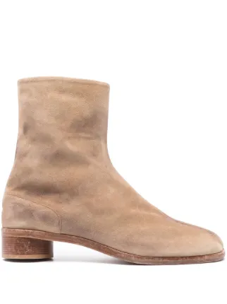 【関税＆送料込み】Maison Margiela Tabi 80 Suede Ankle Boot Maison Margiela Tabi 80mm Leather Ankle Boots | Brown