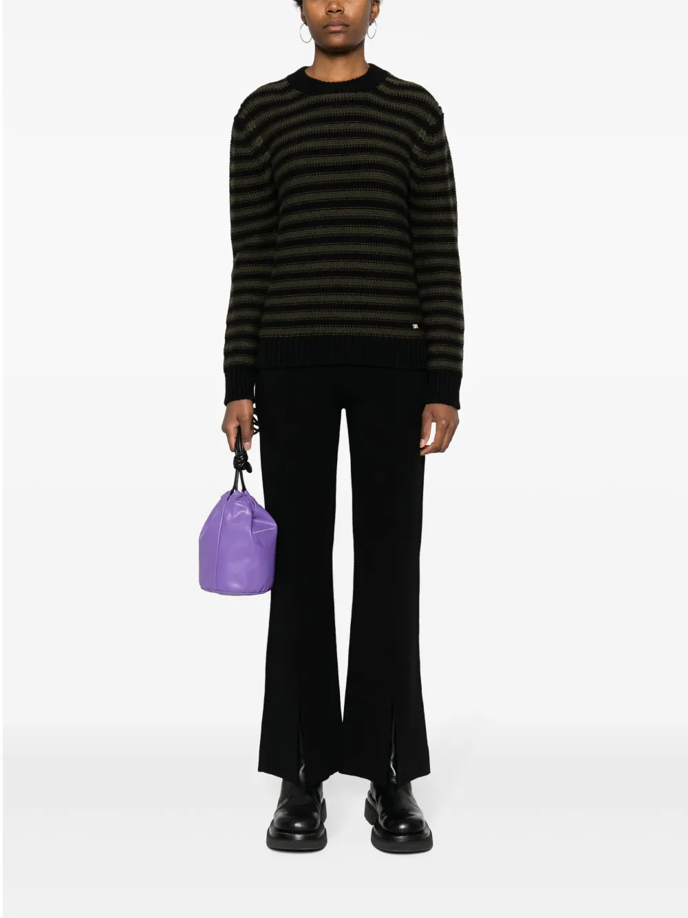 Sonia Rykiel Flared broek - Zwart