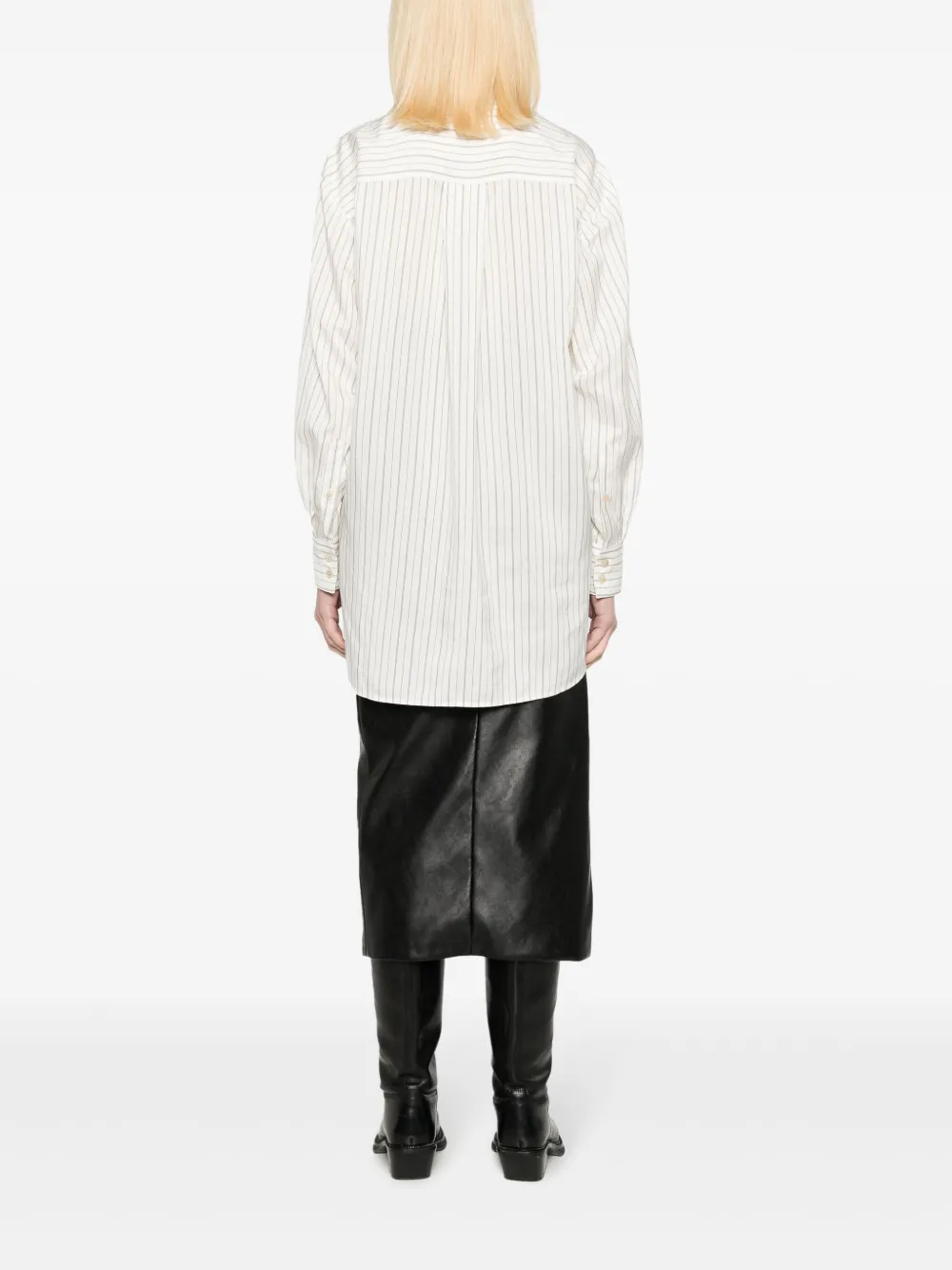 Cheap ISABEL MARANT striped silk blend shirt Women
