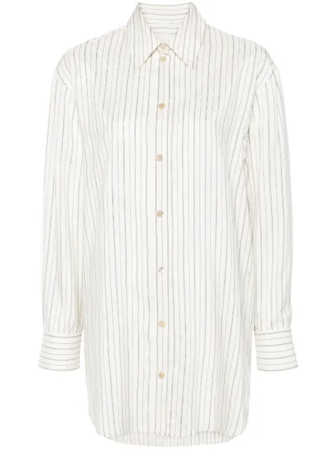 ISABEL MARANT striped silk blend shirt