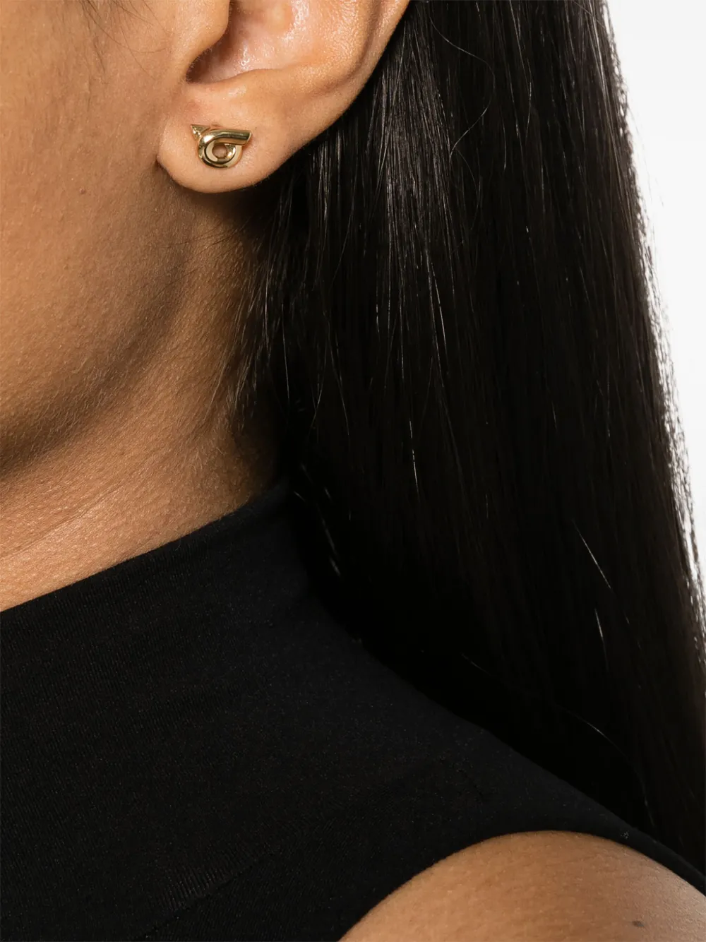 Ferragamo Gancini stud earrings - Goud