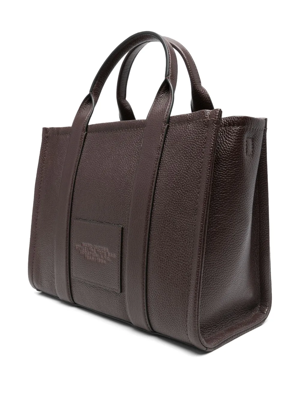 Marc Jacobs Medium The Leather Tote Bag In 褐色