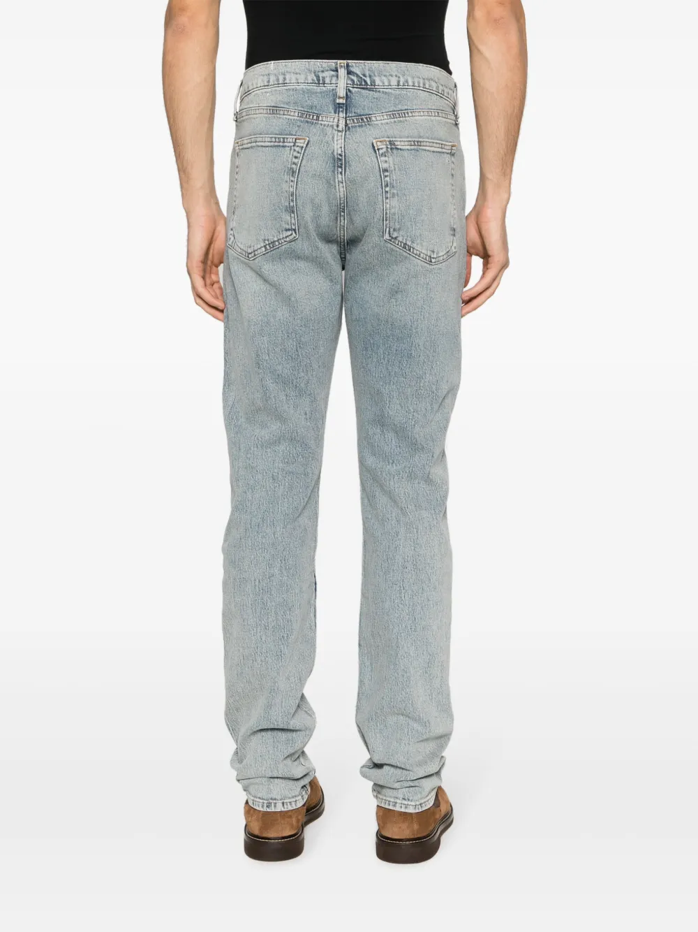 Shop Rag & Bone Fit 4 Mid-rise Straight-leg Jeans In Blau